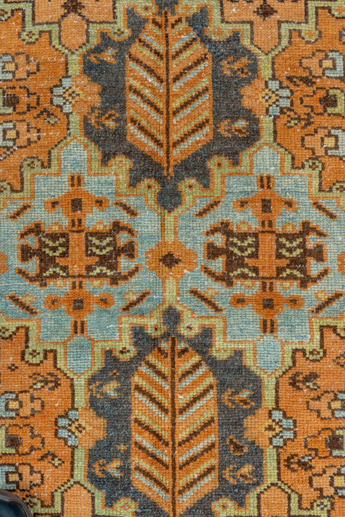 Antique Baktiary Runner Rug (3' x 10')